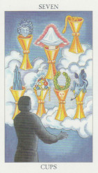 The seven of Cups