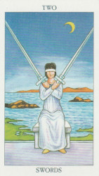 The two 2 of swords