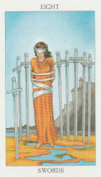 The eight 8 of swords
