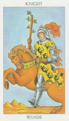 The knight of Wands